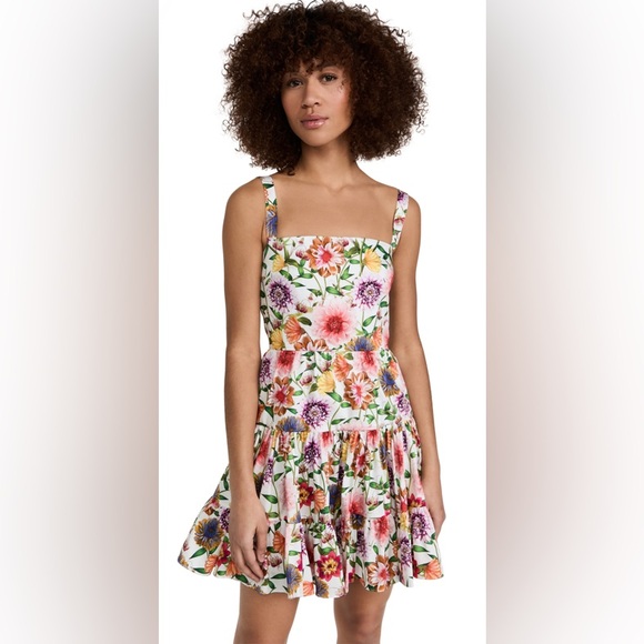 Borgo De Nor Freddie Dress In Summer Garden Pink - Picture 1 of 3